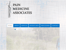 Tablet Screenshot of painmedassociates.com